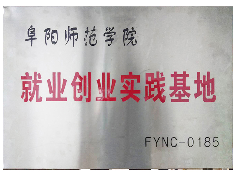 阜陽師范學院就業創實踐基地